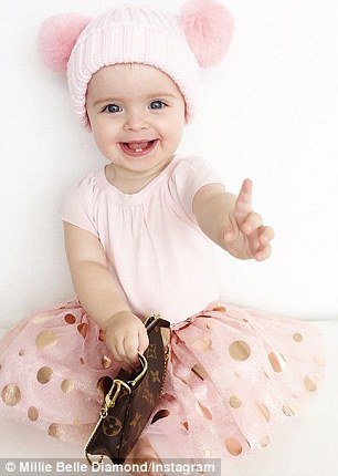 Millie-Belle in her Kardashian Kids outfit