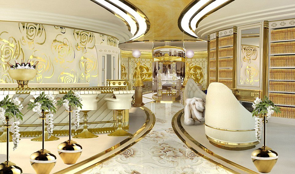 "Az ötlet az, hogy felkészítse a Super Yacht ultra-modern stabilizáló rendszer és a korszerű gépek és berendezések," mondja Lidia Bersani